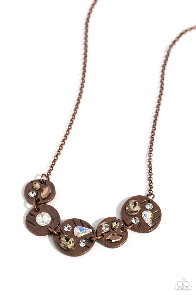 Earrings Handcrafted Honor Copper Paparazzi Accessories