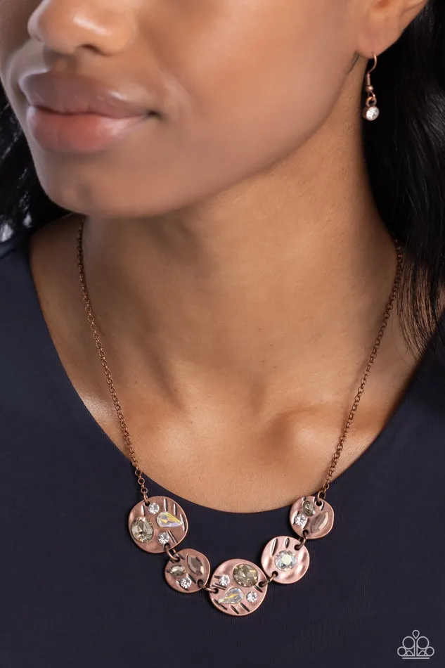Earrings Handcrafted Honor Copper Paparazzi Accessories