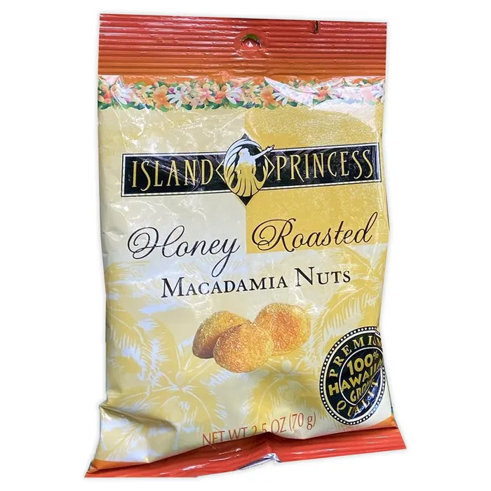Earrings HAWAIIANKINGCAN Island Princess Honey Roasted Macadamia Nuts 25 oz