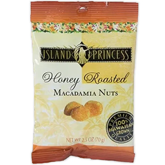 Earrings HAWAIIANKINGCAN Island Princess Honey Roasted Macadamia Nuts 25 oz