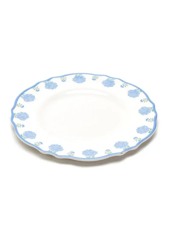 Earrings Hydrangea Melamine Dinner Plate Twos Company