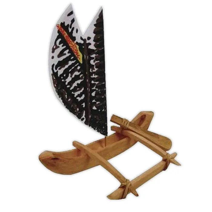 Earrings ISLANDERGRP Hawaiian Wood Canoe Kit 10