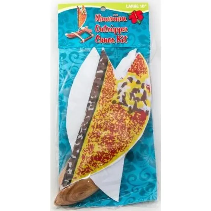 Earrings ISLANDERGRP Hawaiian Wood Canoe Kit 10