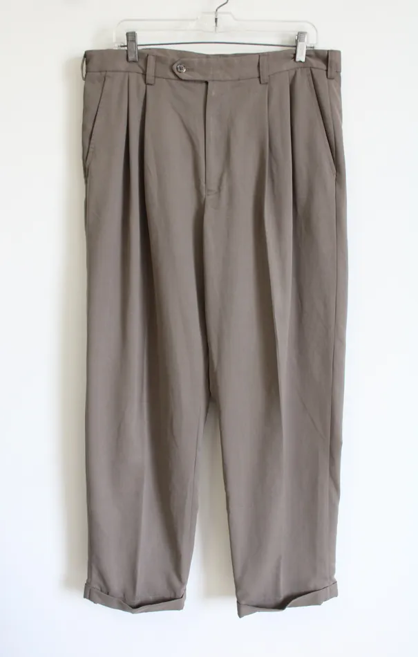 Earrings Izod Izod Brown Trouser Pants 36x32
