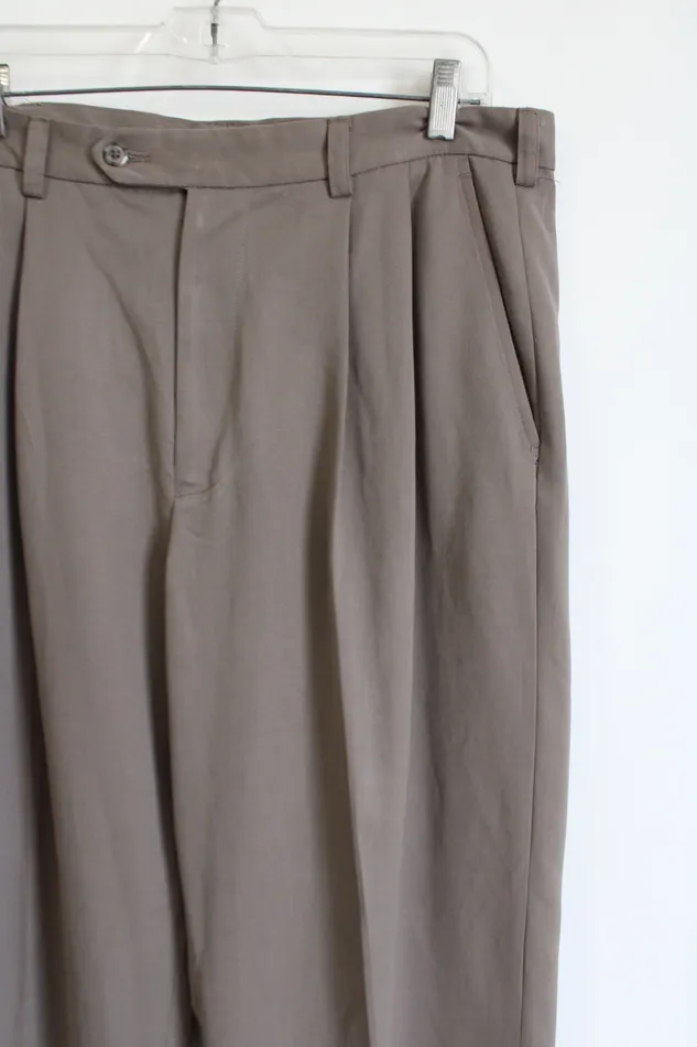 Earrings Izod Izod Brown Trouser Pants 36x32
