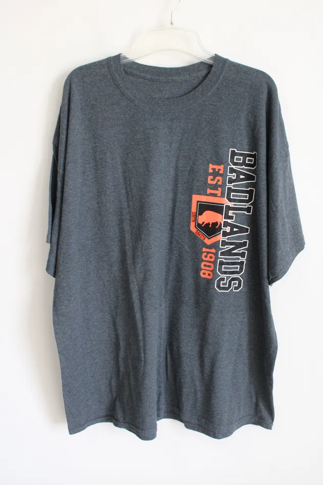Earrings Jubilee Thrift Badlands South Dakota Gray Tee 2XL