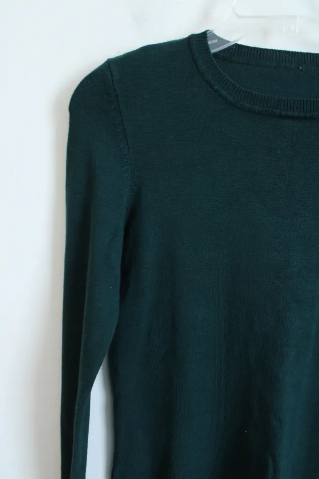 Earrings Jubilee Thrift Evergreen Knit Sweater XS
