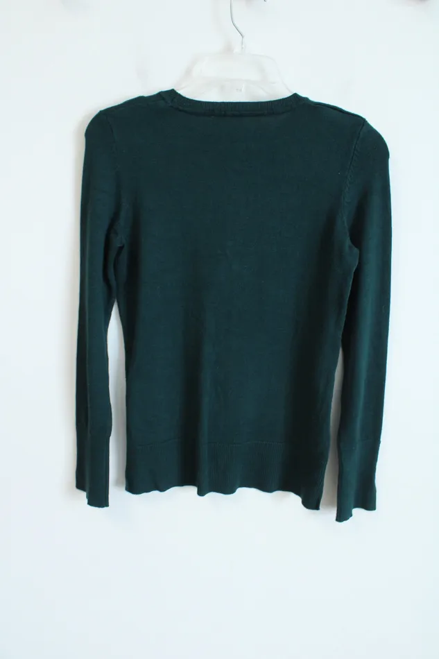 Earrings Jubilee Thrift Evergreen Knit Sweater XS