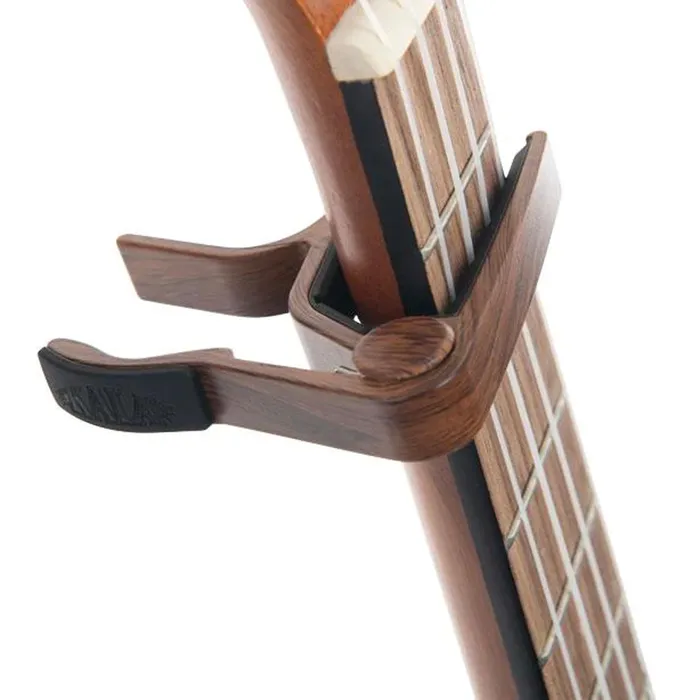 Earrings KALABRAND Kala Ukulele or Guitar Capo Walnut