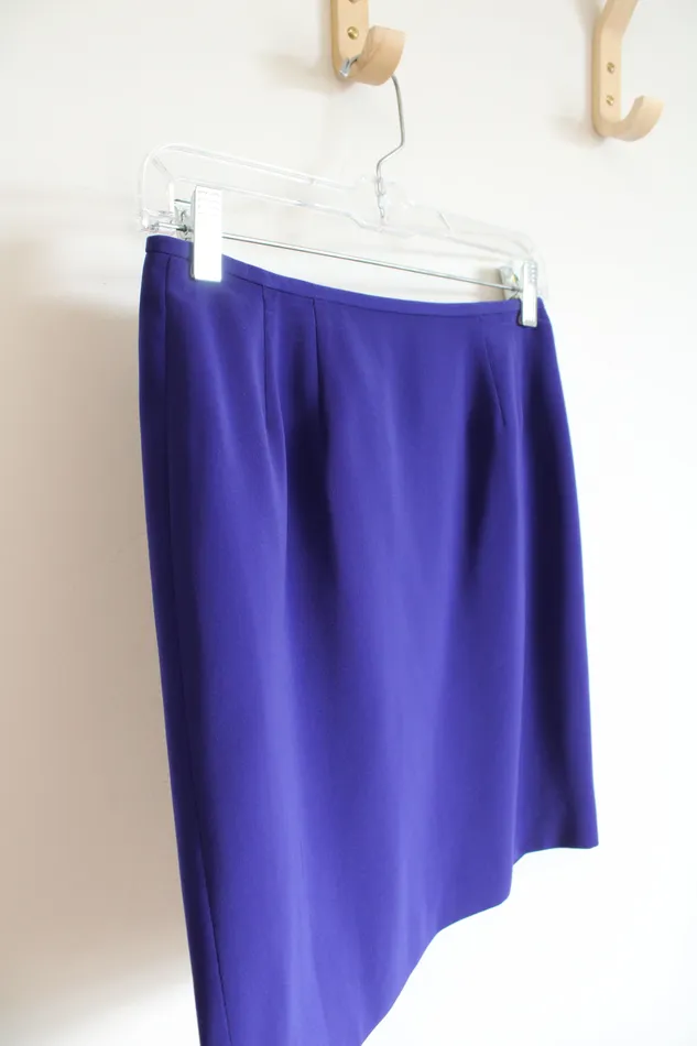 Earrings Kasper Kasper Dark Purple Mini Skirt 2 Petite