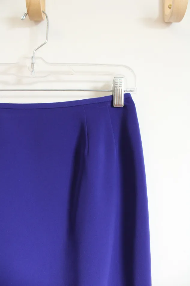 Earrings Kasper Kasper Dark Purple Mini Skirt 2 Petite