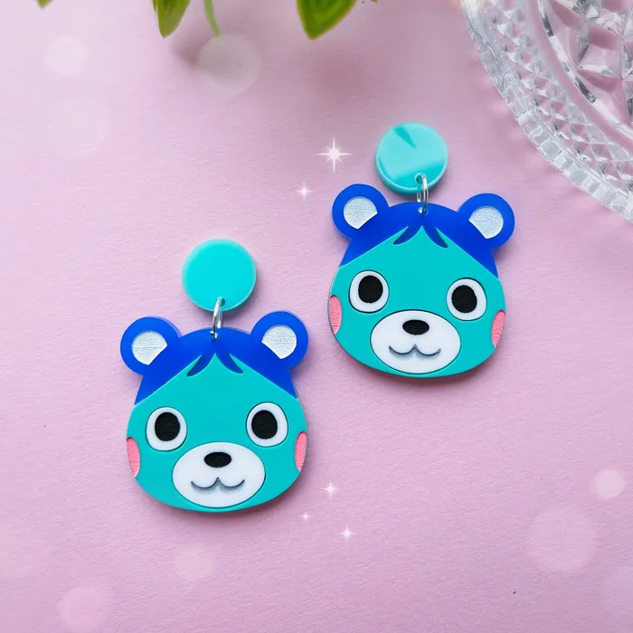 Earrings KGF Jewelry Custom Animal Crossing Acrylic Earrings PLEASE READ INSTRUCTIONS