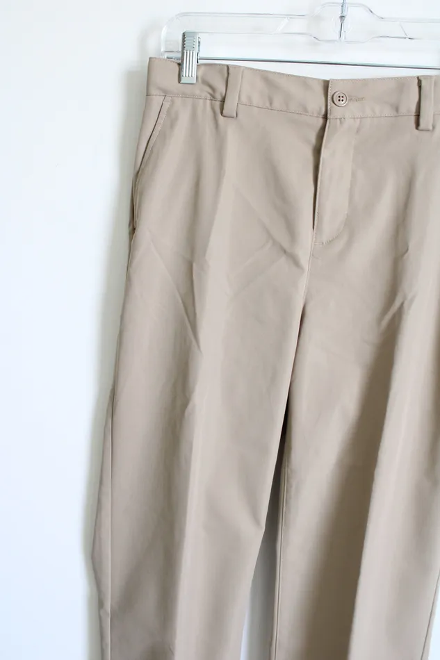 Earrings Lands End Lands End Khaki Polyester Chino Pants 16
