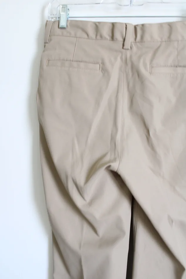 Earrings Lands End Lands End Khaki Polyester Chino Pants 16