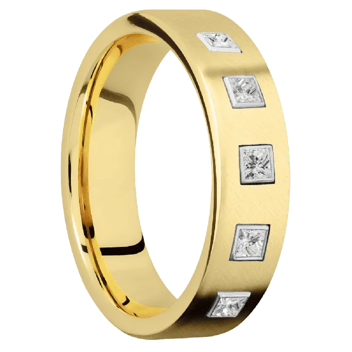Earrings Lashbrook 14K Yellow Gold Anglesatin Finish