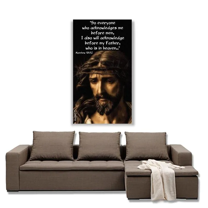 Earrings Lords Guidance Christian Canvas Art br Matthew 1032