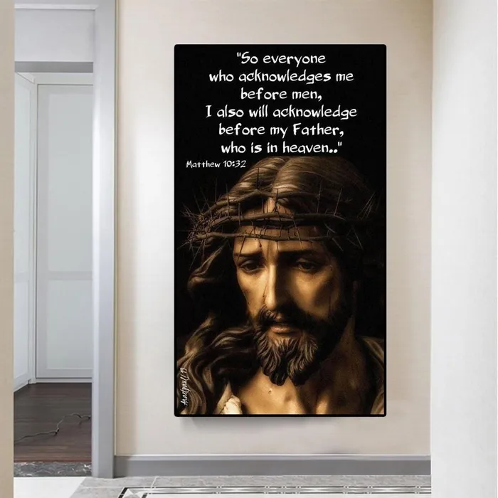 Earrings Lords Guidance Christian Canvas Art br Matthew 1032