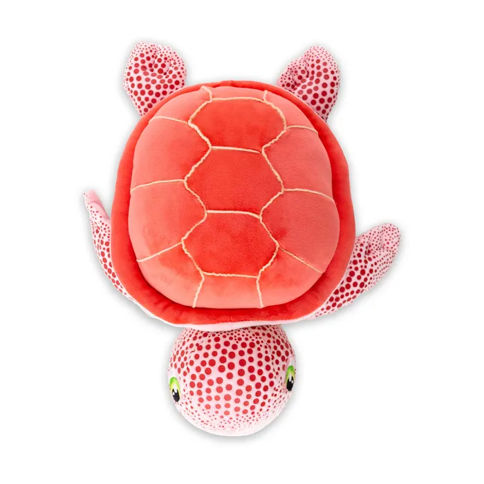 Earrings MADDENCORP Keiki Kuddles Red Pink Honu Sea Turtle Plush