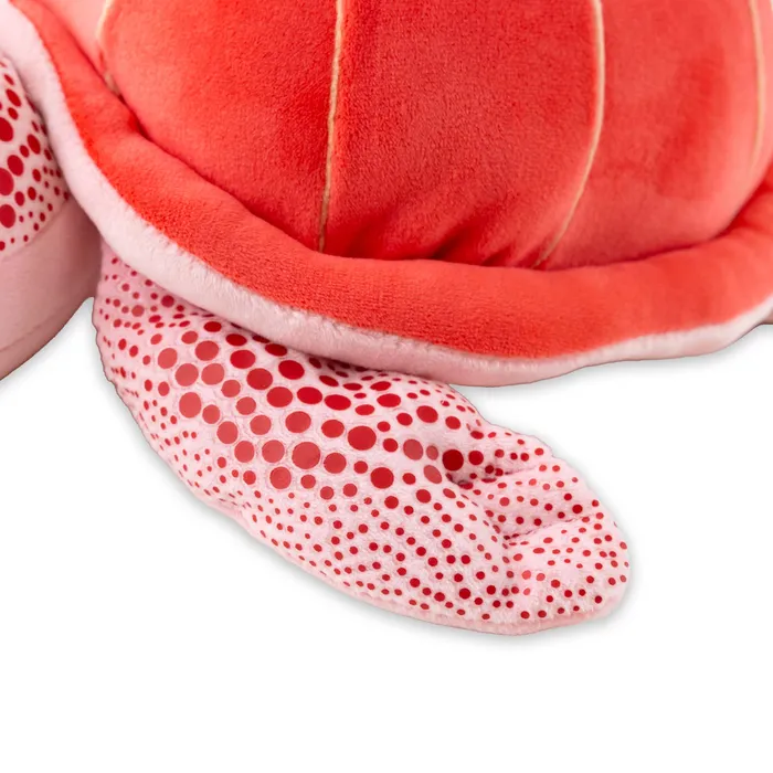 Earrings MADDENCORP Keiki Kuddles Red Pink Honu Sea Turtle Plush