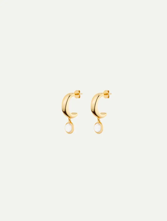 Earrings Maison Dore GOLDEN HOUR HOOP EARRINGS