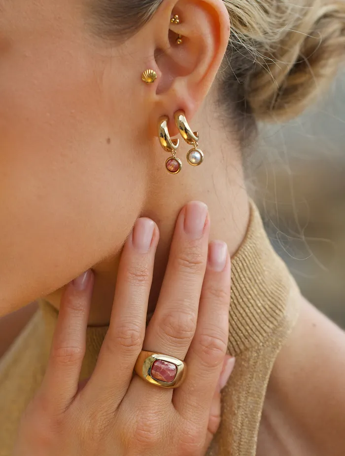 Earrings Maison Dore GOLDEN HOUR HOOP EARRINGS