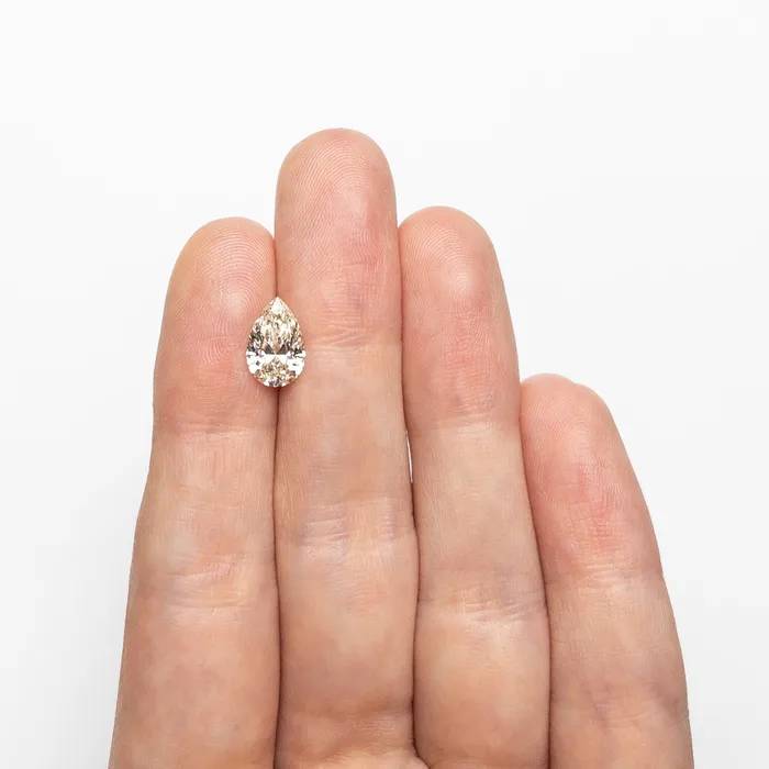 Earrings Misfit Diamonds Champagne Brilliant Diamond 152ct Pear