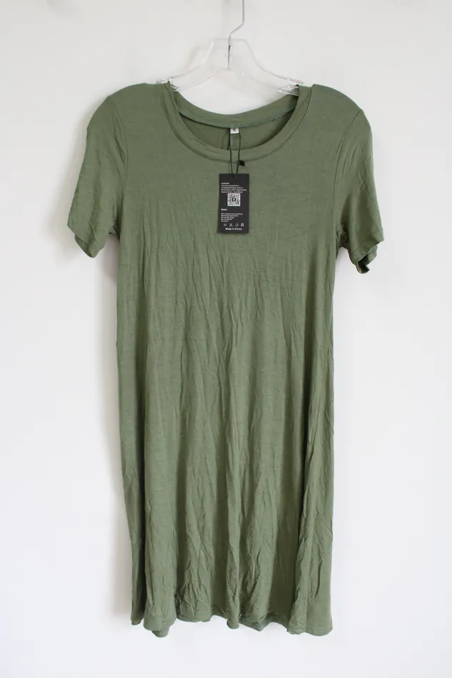 Earrings Molerani NEW Molerani Olive Green Swing Dress S