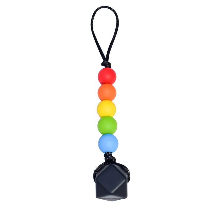 Earrings Munchables Chewy Zipper Pull Rainbow
