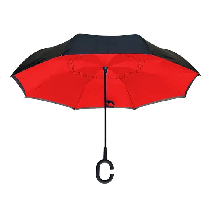 Earrings NUFOOT Red Topsy Turvy Umbrella