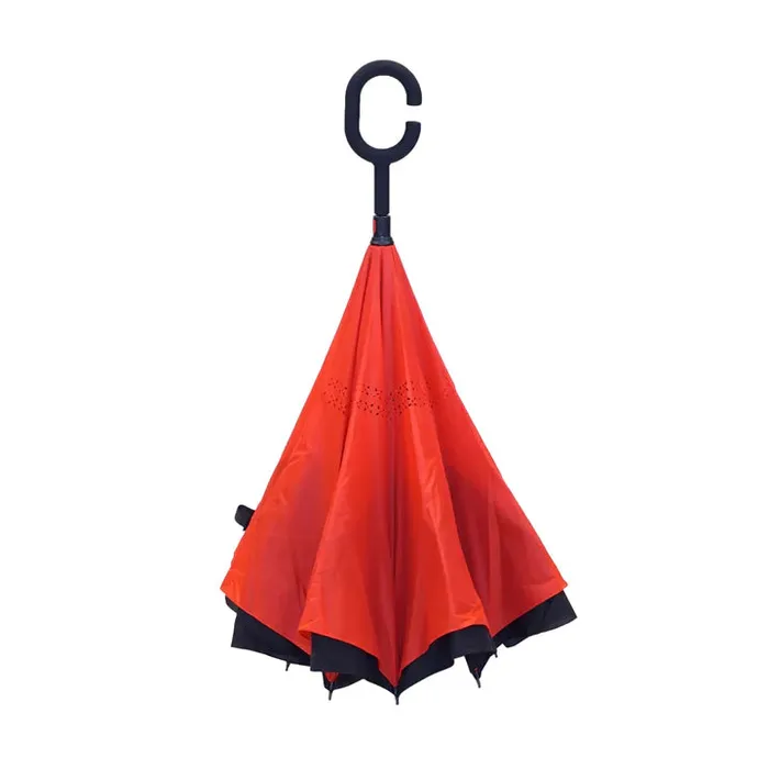 Earrings NUFOOT Red Topsy Turvy Umbrella