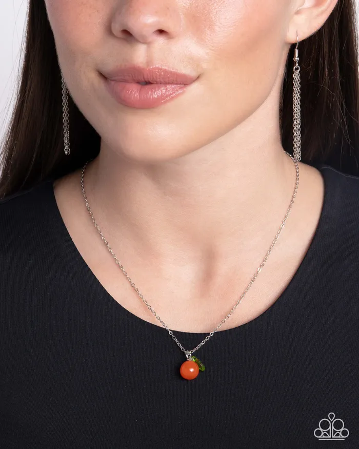 Earrings Orange Opulence Orange Paparazzi Accessories