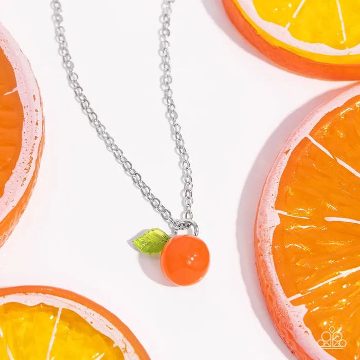 Earrings Orange Opulence Orange Paparazzi Accessories