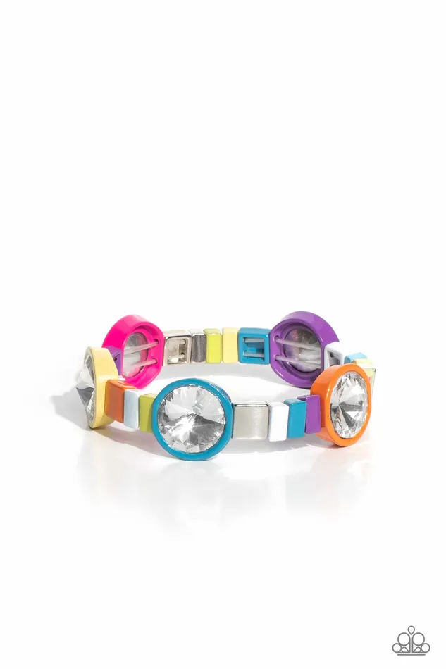 Earrings Paparazzi Accessories Multicolored Madness Multi