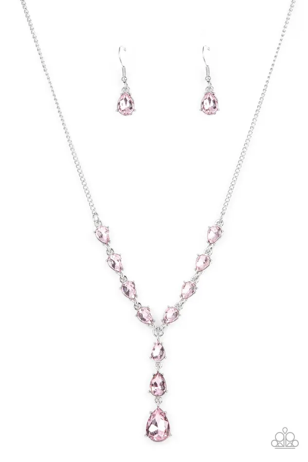 Earrings Paparazzi Accessories Park Avenue ALister Pink