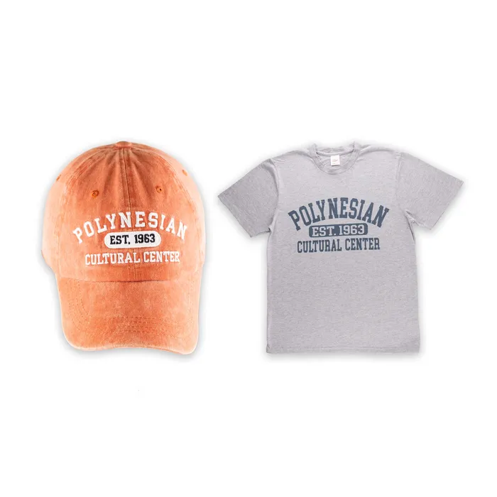 Earrings PCC Est 1963 Cap Tee Shirt Set Orange Light Gray GOGOSPORTS