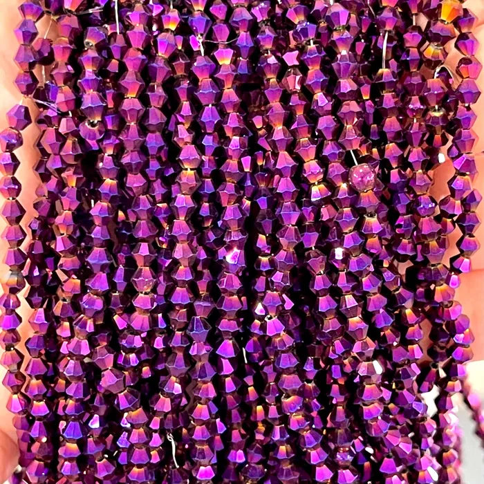 Earrings Peppy Beads 4mm Crystal Bicone Beads PBC4B58