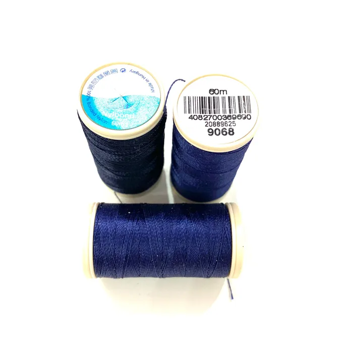 Earrings Peppy Beads Coats Nylbond extra strong beading thread 60mt navy 9068 Earrings Peppy Beads Coats Nylbond extra strong beading thread 60mt navy 9068