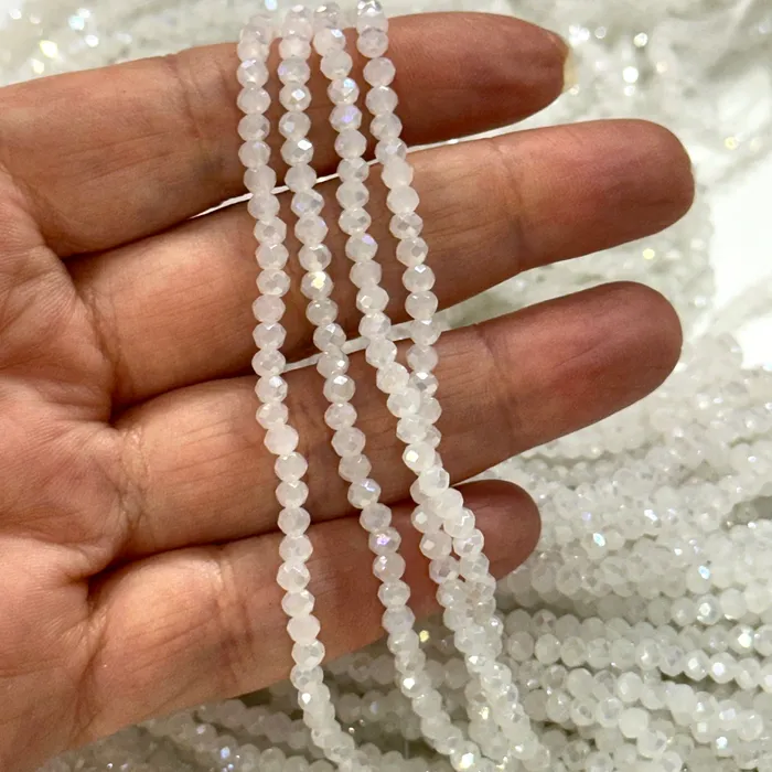 Earrings Peppy Beads Crystal faceted rondelle 3mm Beads PBC3C88