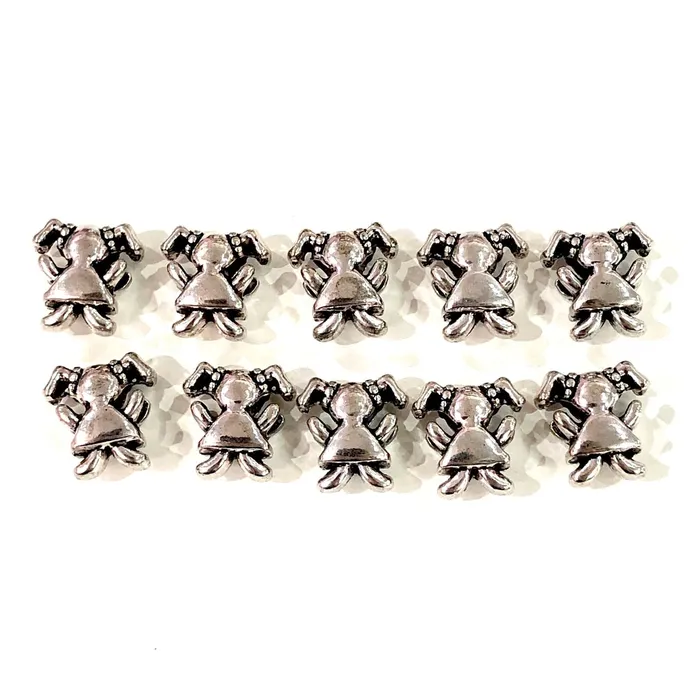 Earrings Peppy Beads Silver Pandora Charms 13x10 mm Silver Pandora Spacers 10 pcs in a pack Earrings Peppy Beads Silver Pandora Charms 13x10 mm Silver Pandora Spacers 10 pcs in a pack