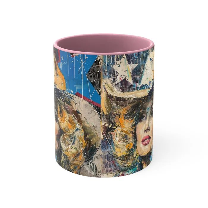 Earrings Portraits by NC Accent Coffee Mug 11oz Country Queen