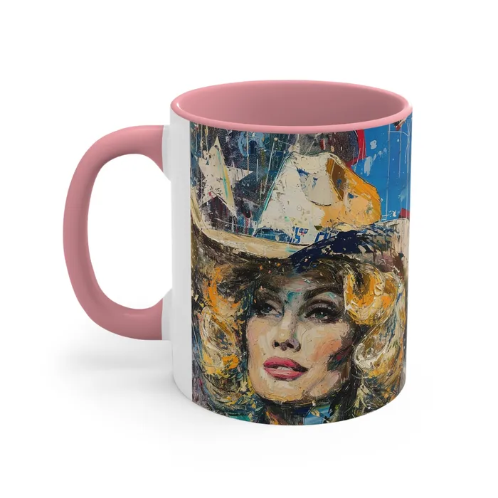Earrings Portraits by NC Accent Coffee Mug 11oz Country Queen