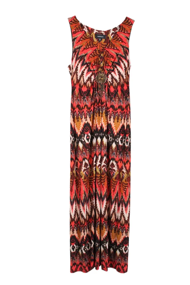 Earrings RM Richards RM Richards Red Maxi Dress 10