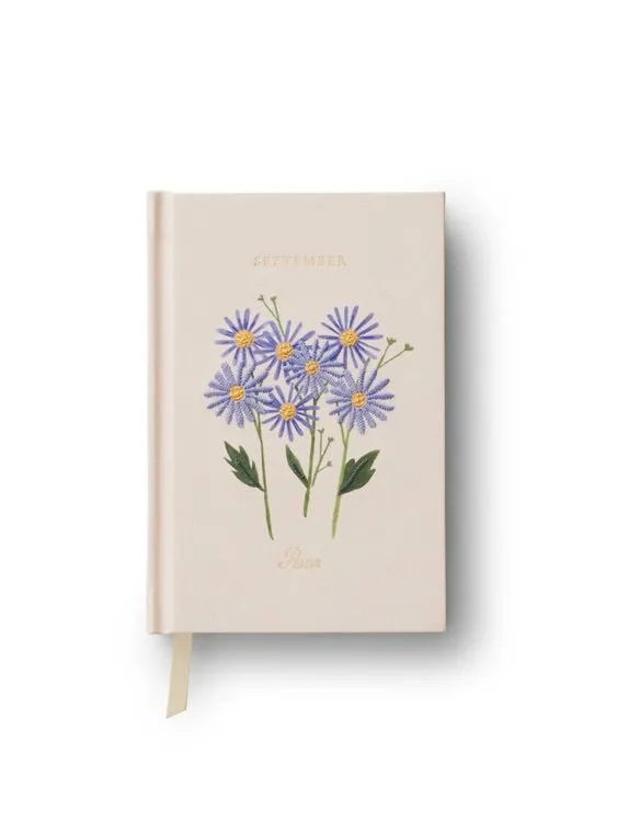 Earrings Rifle Paper Co Birth Month Mini Embroidered Journal