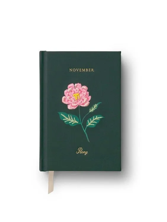 Earrings Rifle Paper Co Birth Month Mini Embroidered Journal