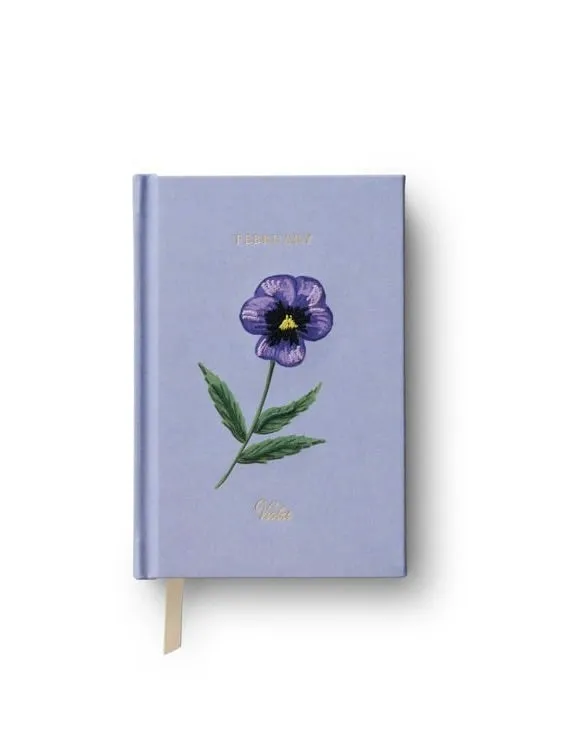 Earrings Rifle Paper Co Birth Month Mini Embroidered Journal