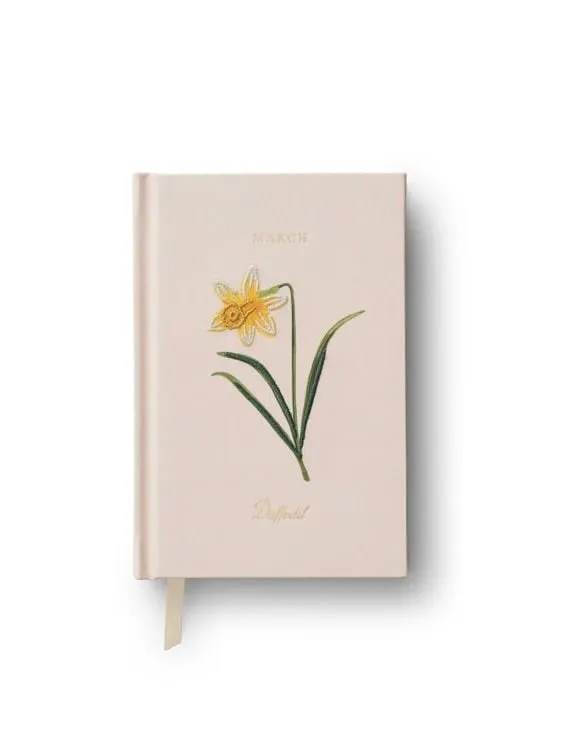 Earrings Rifle Paper Co Birth Month Mini Embroidered Journal
