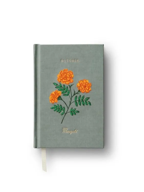 Earrings Rifle Paper Co Birth Month Mini Embroidered Journal