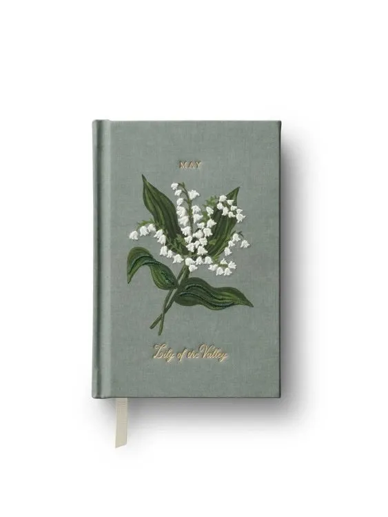 Earrings Rifle Paper Co Birth Month Mini Embroidered Journal