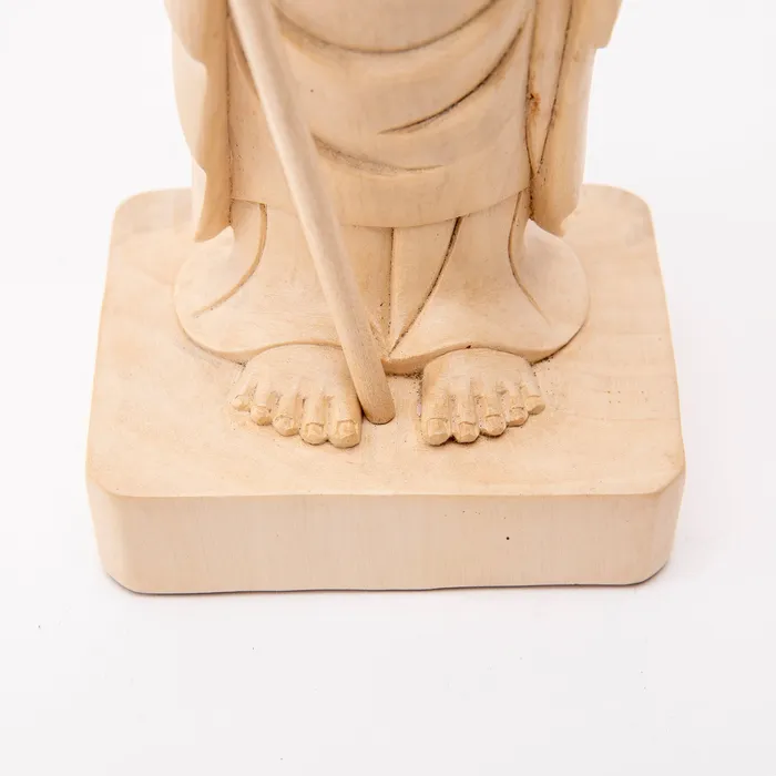 Earrings Sacred Statues Wooden Jizo Woman Statue