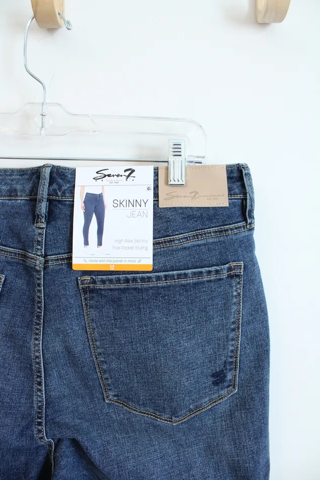 Earrings Seven7 NEW Seven7 High Rise Skinny Jeans 12